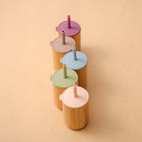 Baby Feeding Cup Silicone Straw Cup